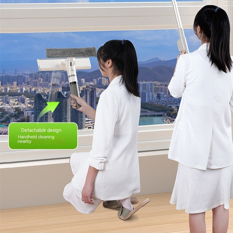 Self-Collecting Glass Squeegee (Streak-Free)