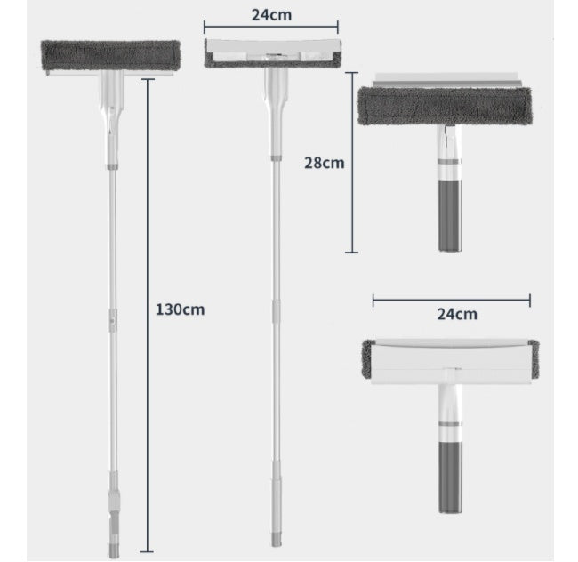 Self-Collecting Glass Squeegee (Streak-Free)