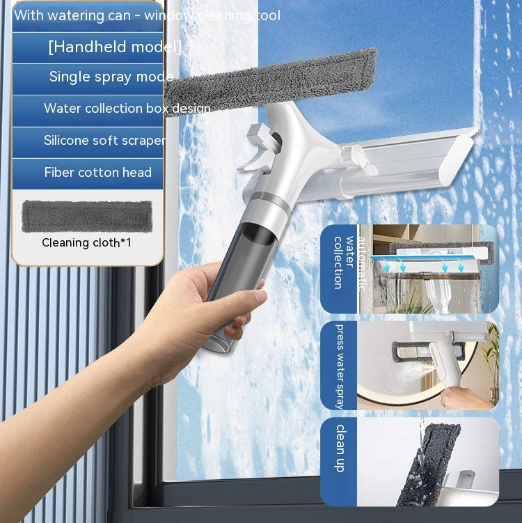 Self-Collecting Glass Squeegee (Streak-Free)